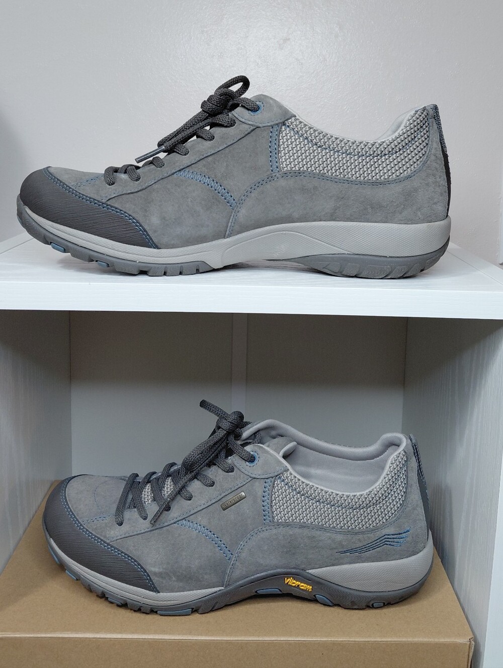 Men's Grey Lace-Up Casual Sneakers with Supportive Sole - Picture 2 of 9